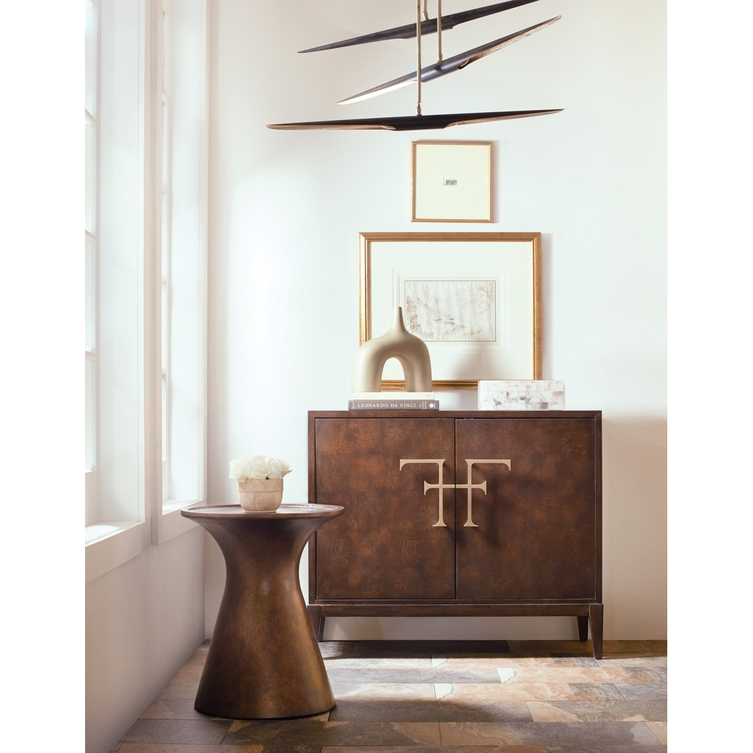 Melange 20" Pedestal End Table